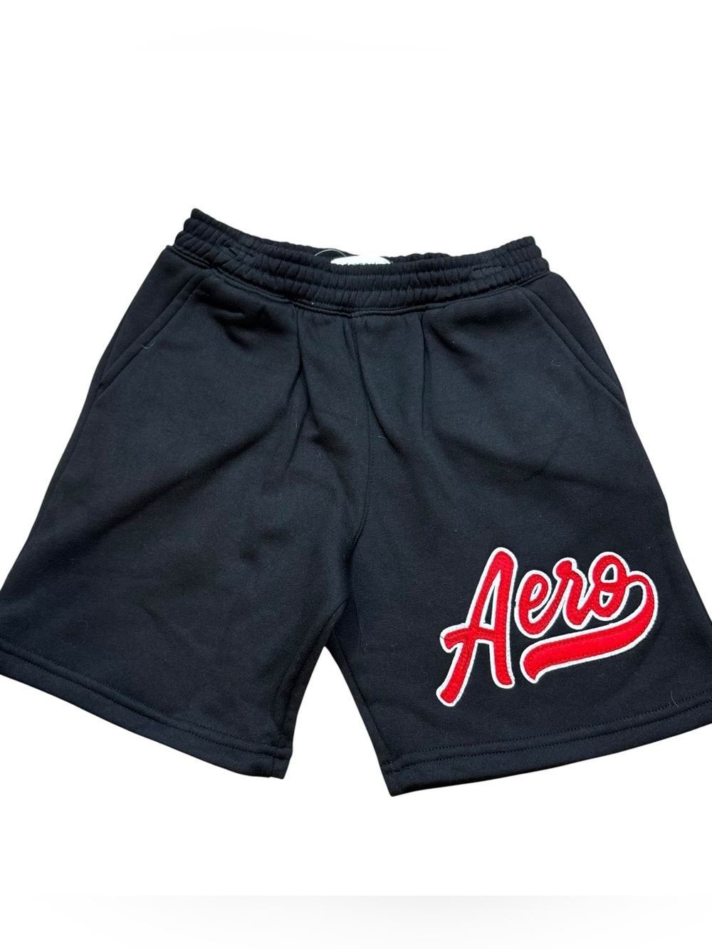 New without Tags Aeropostale Kids Black Logo Sweat Shorts Size 12